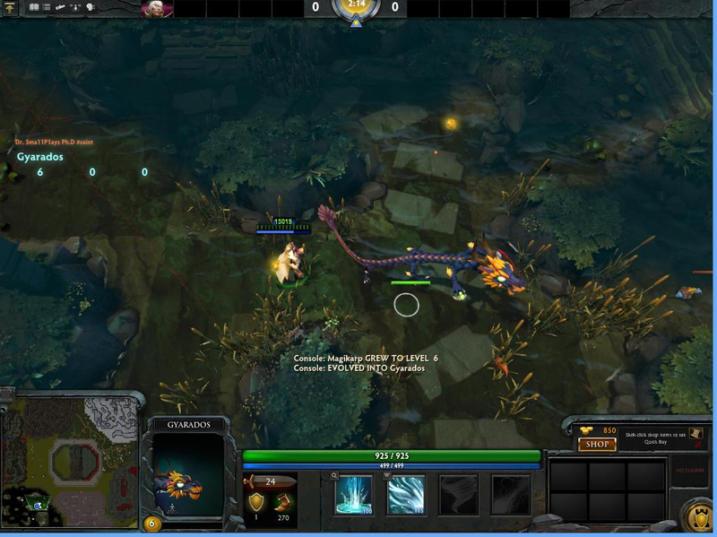 Illustration for article titled Woah, Someone Is Building Pokémon Inside of Dota 2